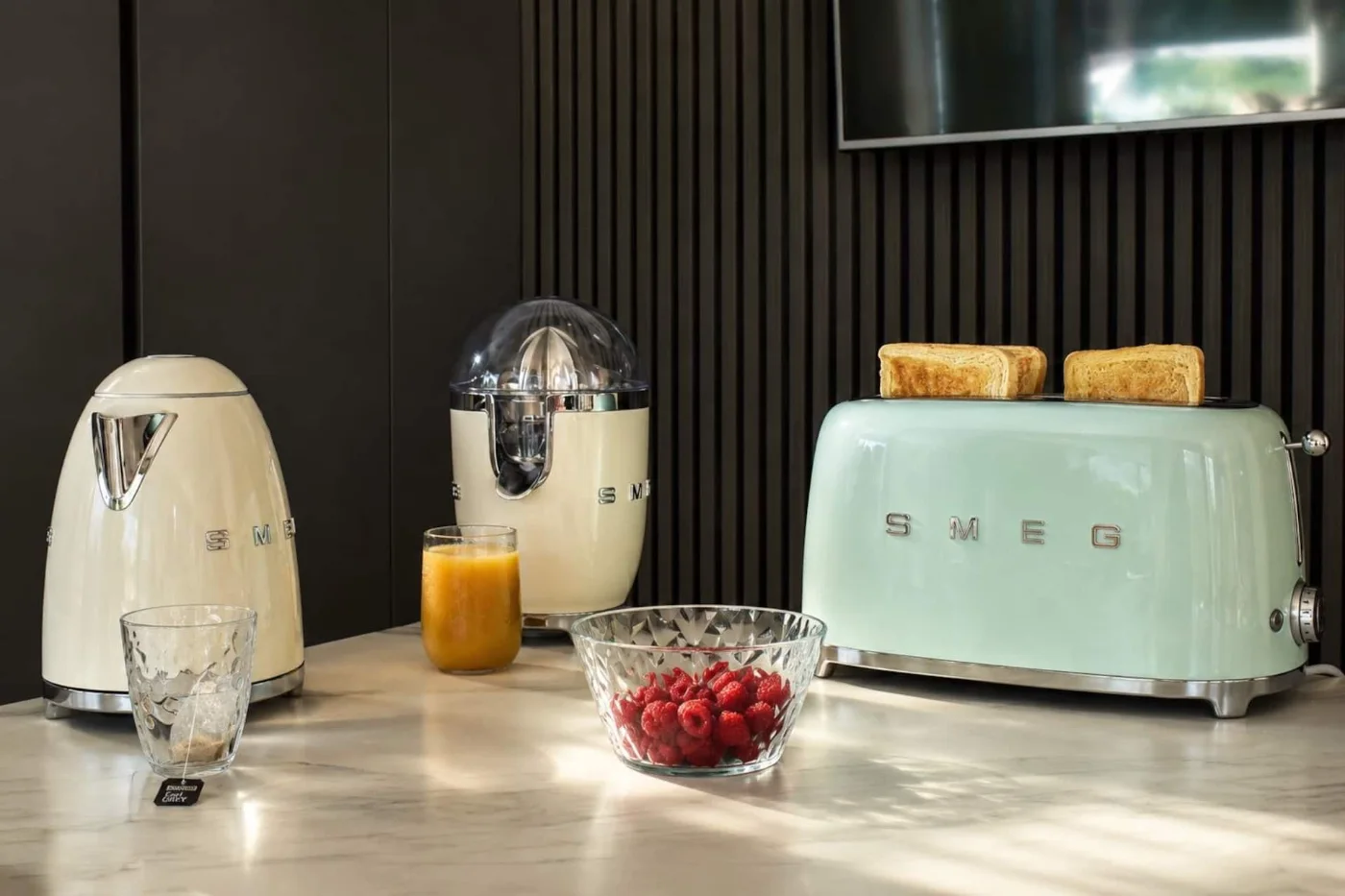 Detalle de la cocina con electrodomésticos