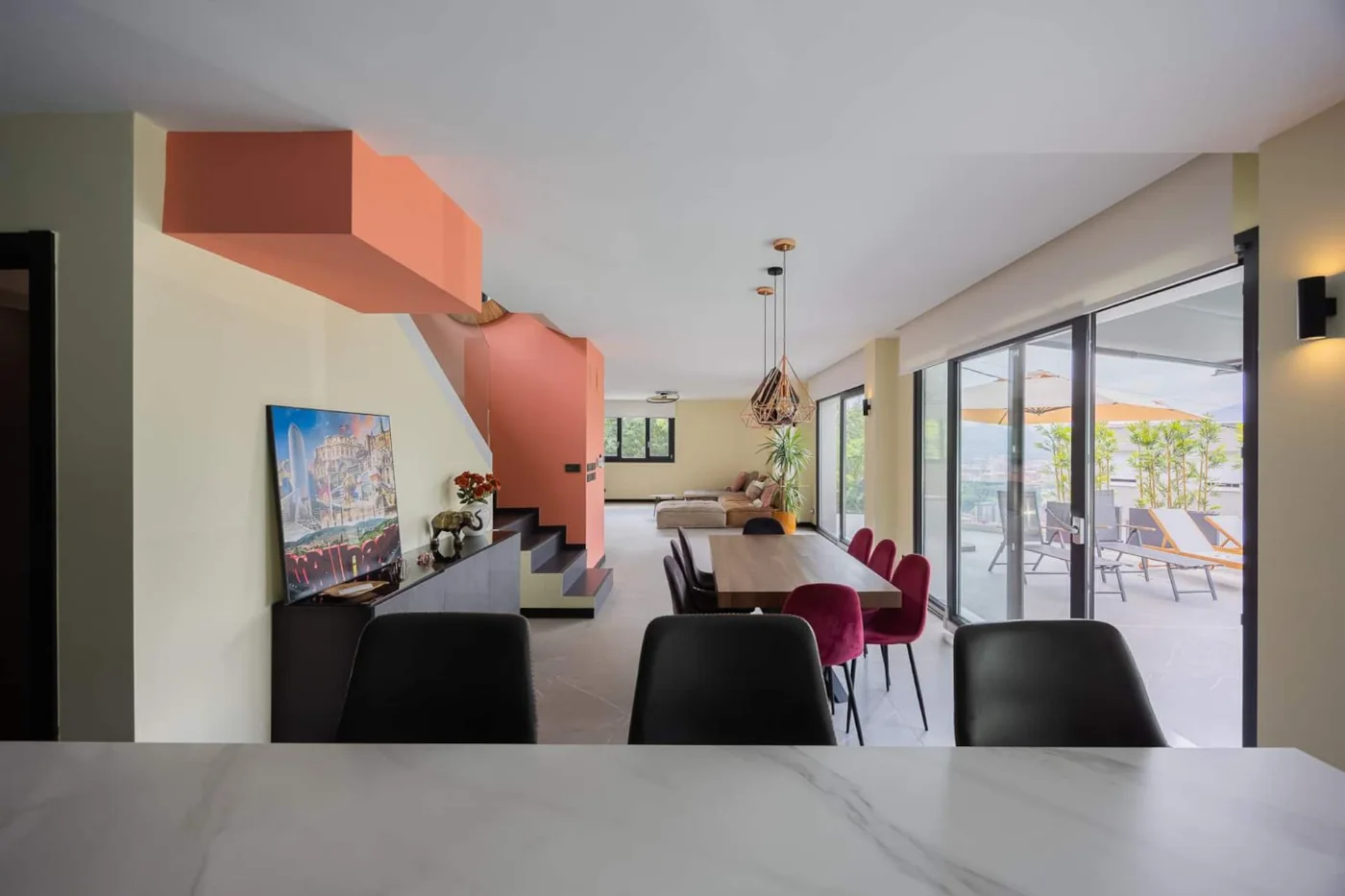 Zona de estar junto al comedor